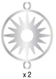 make it real 1420 Crystal Suncatcher - contains 10