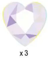 make it real 1420 Crystal Suncatcher - contains 4