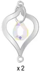 make it real 1420 Crystal Suncatcher - contains 7