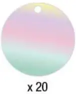 make it real 1420 Crystal Suncatcher - contains 9