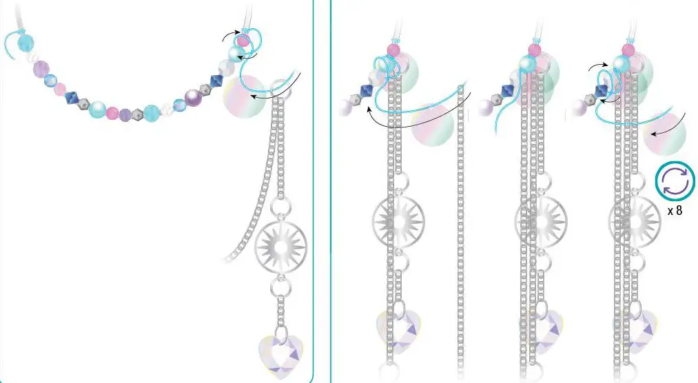 make it real 1420 Crystal Suncatcher - medium ring 15