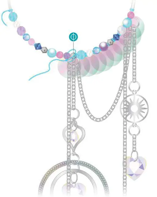 make it real 1420 Crystal Suncatcher - medium ring 16