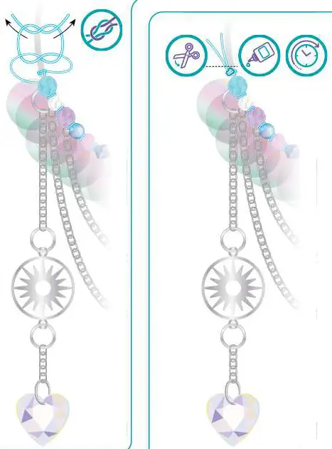 make it real 1420 Crystal Suncatcher - medium ring 19