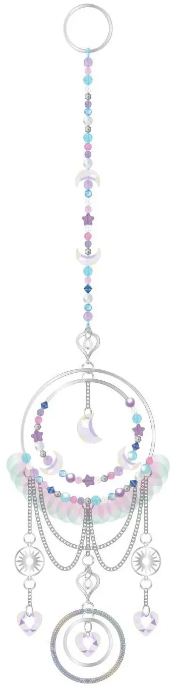 make it real 1420 Crystal Suncatcher - medium ring 24