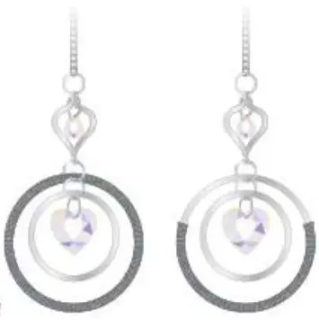 make it real 1420 Crystal Suncatcher - small ring 5