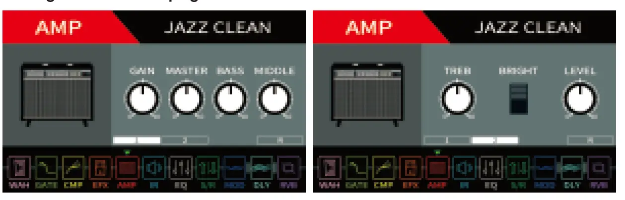 NUX MG-30 Multi Effects Versatile Modeler 10