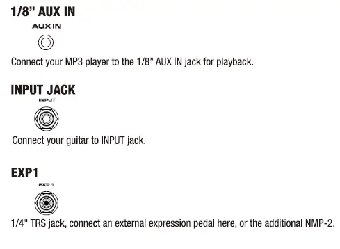 NUX MG-30 Multi Effects Versatile Modeler 18