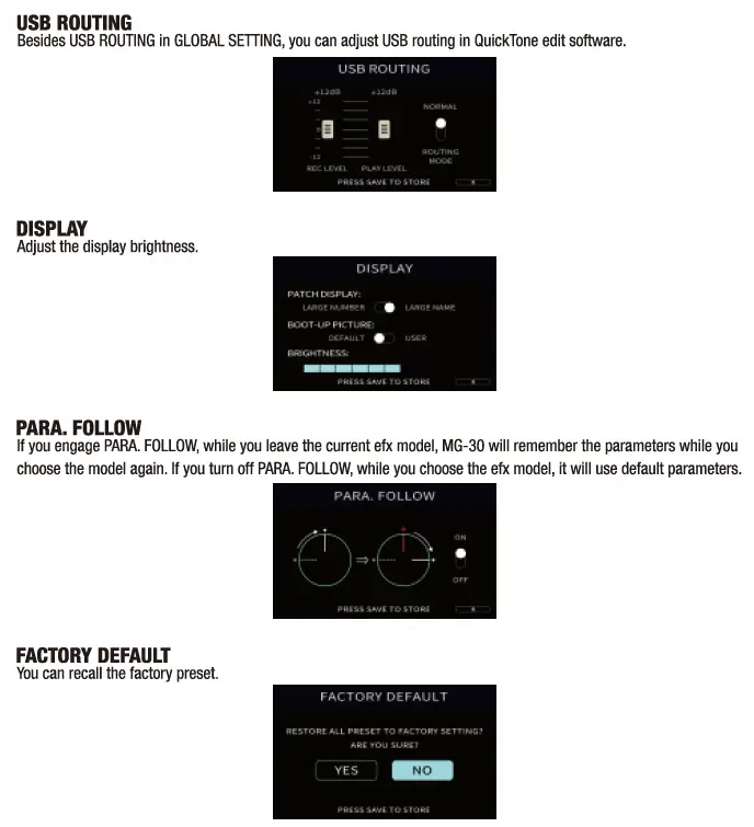NUX MG-30 Multi Effects Versatile Modeler 21