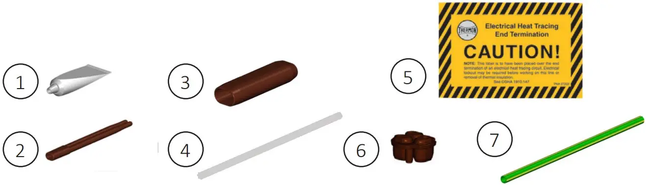 PETK Power and End Termination Kits (per cable) 