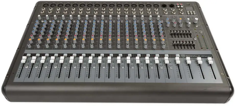 ROCKVILLE RPM 1870 18 Channel 6000W Powered Mixer