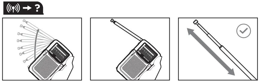 aiwa RS-33 AM or FM Pocket Radio - Fig 8