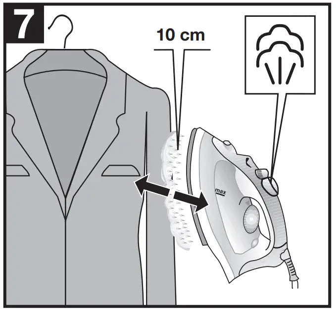 Vertical steam feature