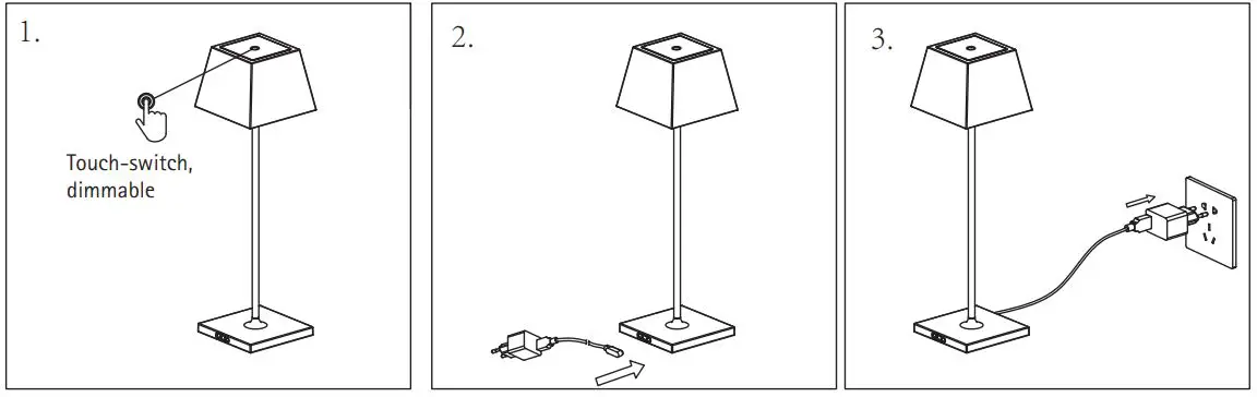 SIGOR NUINDIE Square Rechargeable LED Table Lamp-fig3