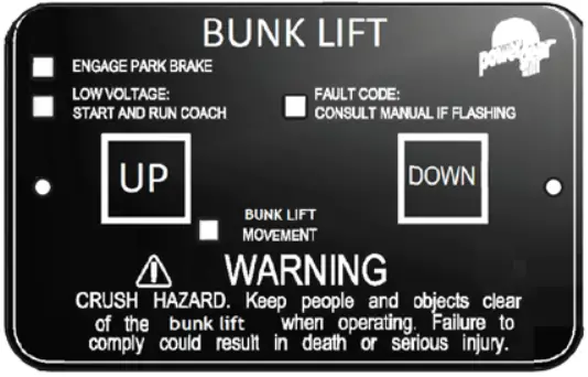 LIPPERT Power Gear Bunk Lift