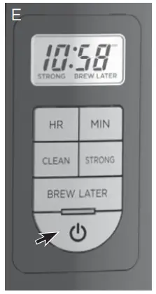 BLACK DECKER CM2045B-1 Thermal Programmable 12-Cup Coffee Maker-Programming