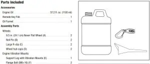 FIG 18 Parts Included