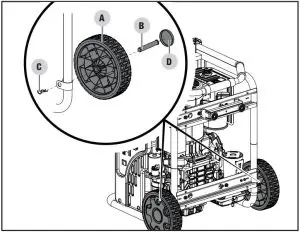 FIG 20 Install the Wheels