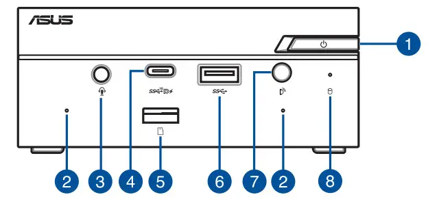 ASUS PN51 Series Desktop and Workstation-ront view