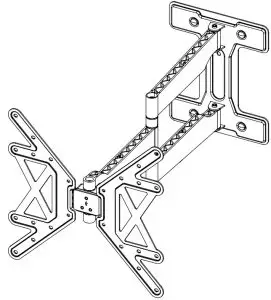 hama 118066 TV Wall Bracket Instruction