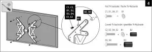 hama 118066 TV Wall Bracket Instruction - fig 4
