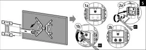 hama 118066 TV Wall Bracket Instruction - fig 5