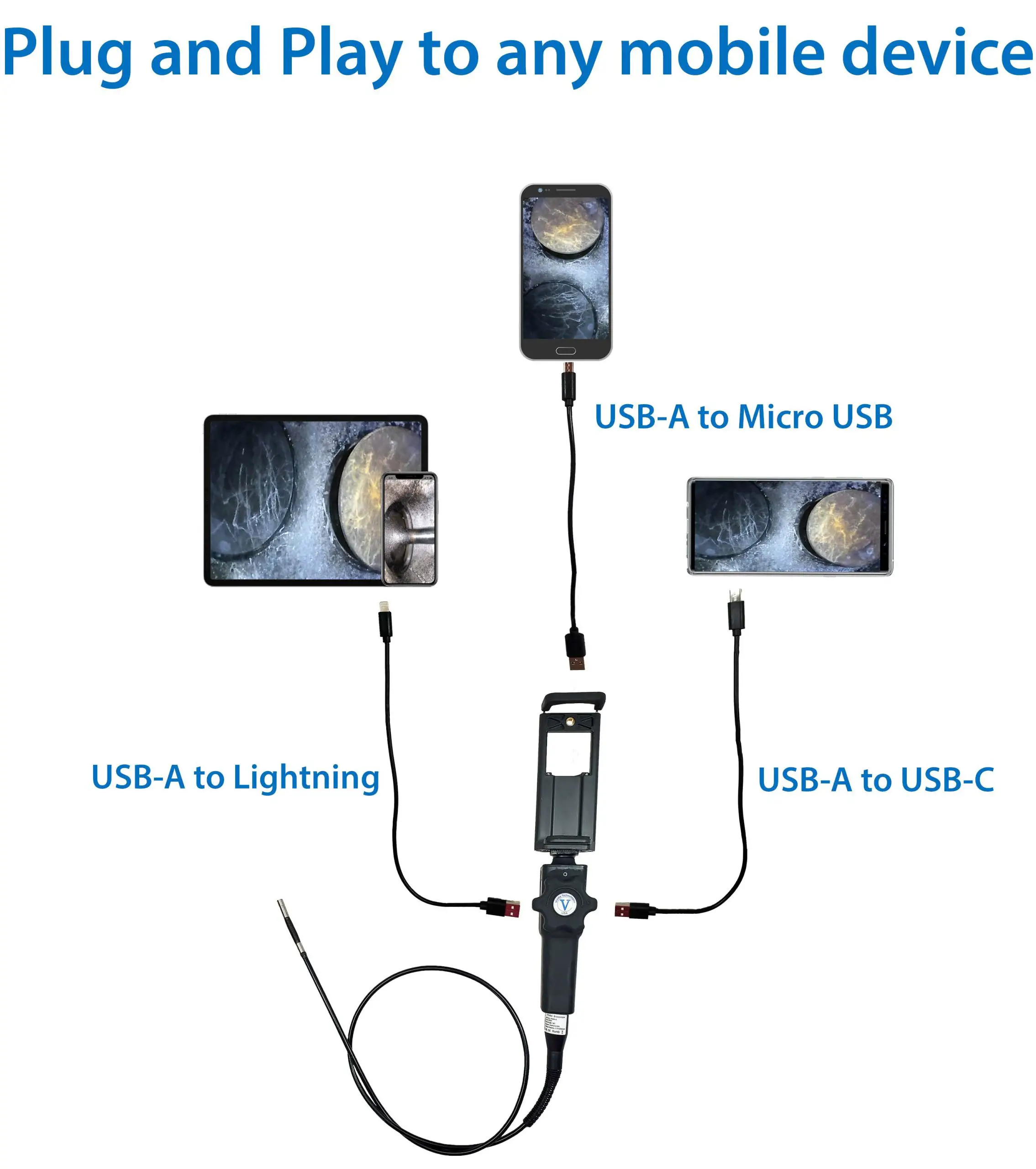 vivaDia VA-455 Two-Way Articulating Smartphone Borescope fig2