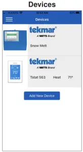 tekmar 671 WiFi Snow Melting Control - app 4