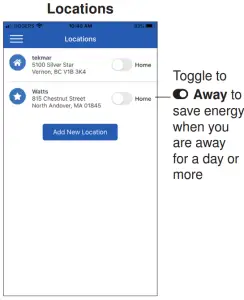 tekmar 671 WiFi Snow Melting Control - app 7