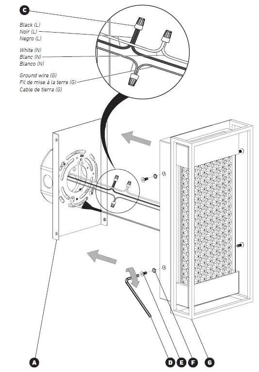 artika OUT-CG-MB Champagne Glam LED Wall Light fig13