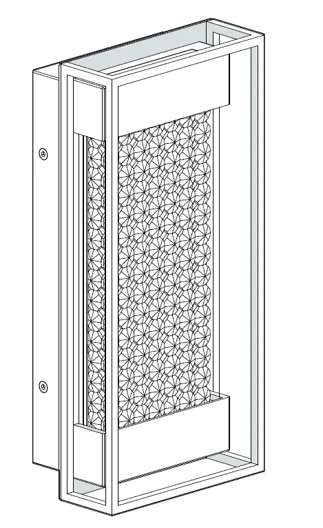 artika OUT-CG-MB Champagne Glam LED Wall Light fig7