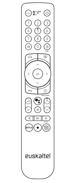 tech4home ALALBLE01 Bluetooth Remote Control - After inserting the batteries, wait a few seconds and the Alva L1 remote will be ready to operate the Set-Top-Box
