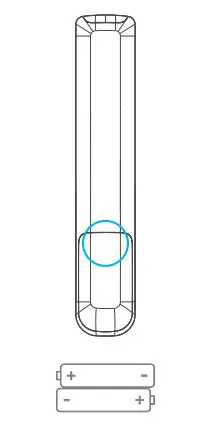 tech4home ALALBLE01 Bluetooth Remote Control - Remove the remote’s battery lid.