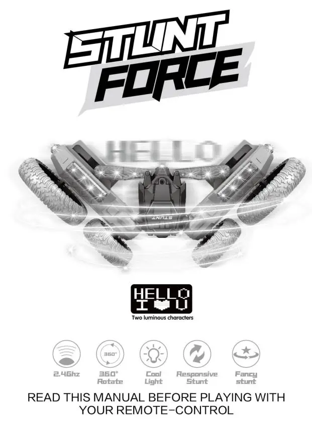 Zhongyeda Toys Factory 13825801415 Remote Control Toys Series Instruction Manual