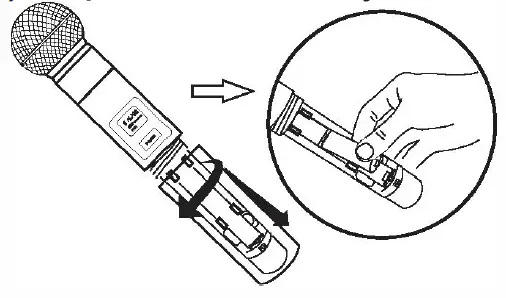 Enping Fangge Acoustics Technology FUP202 UHF DSP Wireless Microphone FIG 3