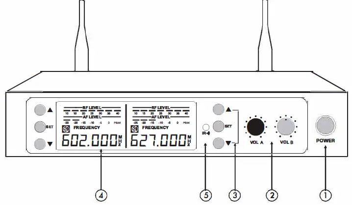 Enping Fangge Acoustics Technology FUP202 UHF DSP Wireless Microphone FIG 5