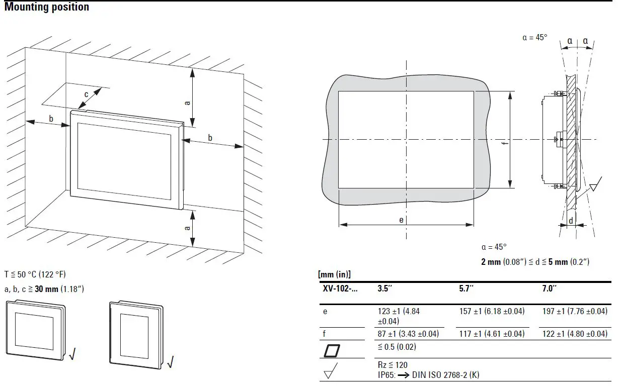 EATON XV-102-A0-35TQRB-1E4 198513 PLC Touch Panel FIG 5