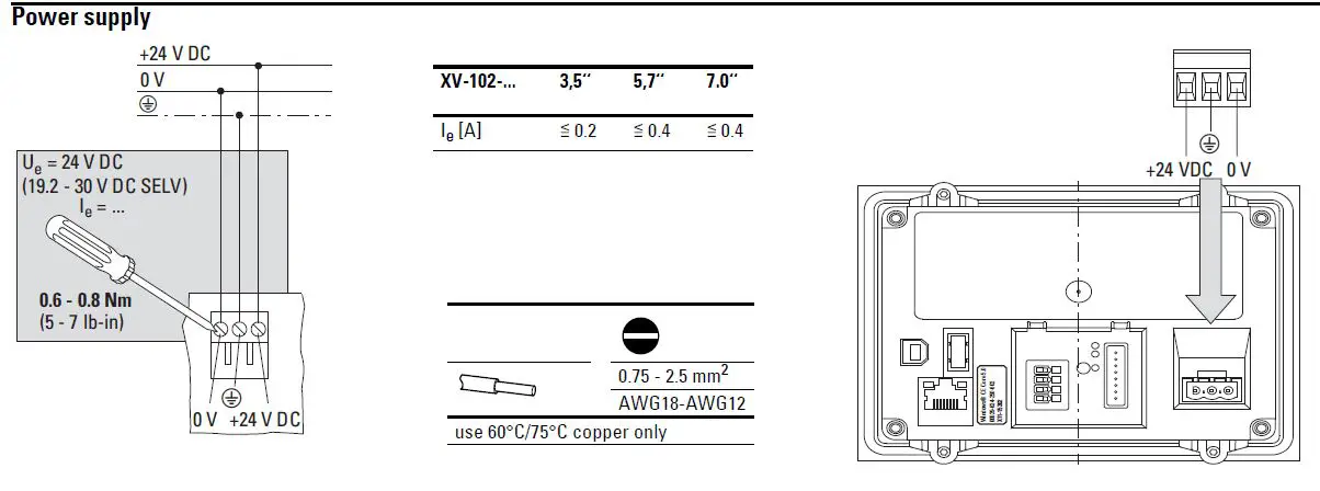 EATON XV-102-A0-35TQRB-1E4 198513 PLC Touch Panel FIG 7