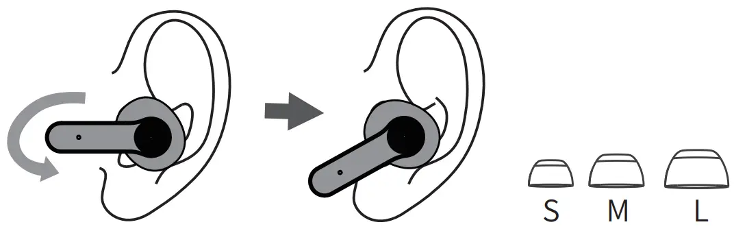 ORSNOG S51 Wireless Earbuds - eartips