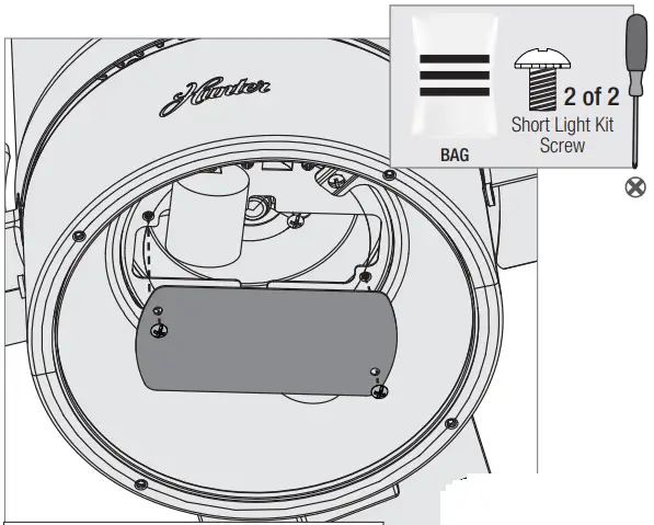 Hunter 51743 Beck Ceiling Fan - Assembling 3