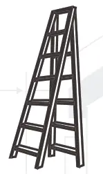 Hunter 51743 Beck Ceiling Fan - Ladder