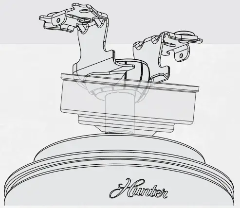 Hunter 51743 Beck Ceiling Fan - Progress