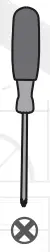 Hunter 51743 Beck Ceiling Fan - Screwdriver