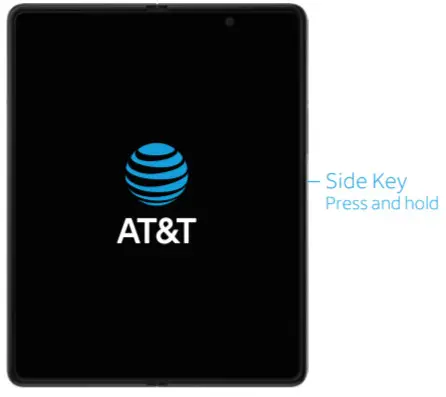 SAMSUNG Galaxy Z Fold3 5G Smart Phone - Power on device