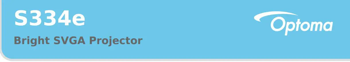 Optoma S334e Bright SVGA Projector
