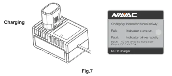 NAVAC NTE11L BreakFree Power Tube Expander - fig7