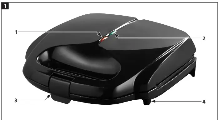 Menuett 008409 Sandwich Grill - Product Overview 1