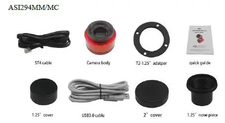 ZWO ASI294 Pro Cooled Colour CMOS Camera fig1