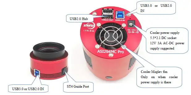 ZWO ASI294 Pro Cooled Colour CMOS Camera fig9