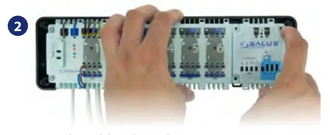 SALUS PL06 Pump logic Module for KL06 Wiring Ventre - PUMP CONTROL 1