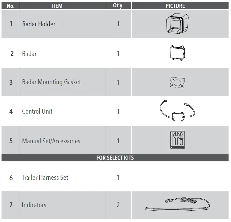 Cub RV Blind Spot Detection System for Towables Chime fig 2